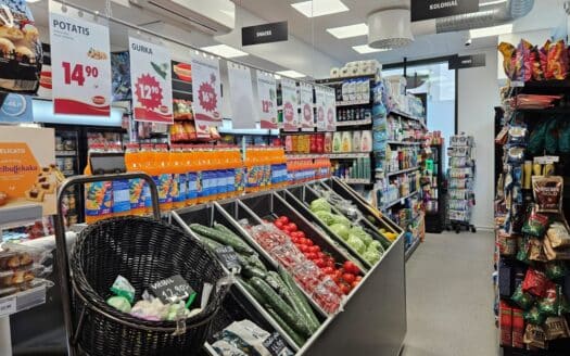 Nyöppnad och välsorterad livsmedelsbutik i Uppsala