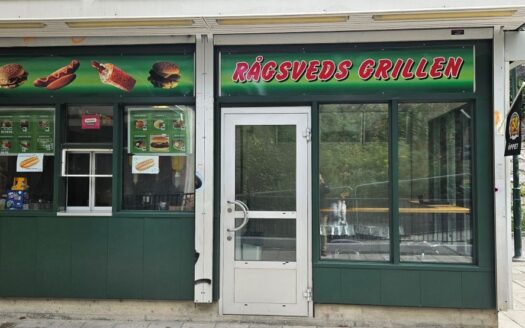 Fristående Grillkiosk Rågsved T-banestation