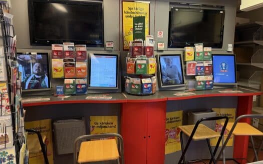 Servicebutik spel/paketombud Trångsund C.